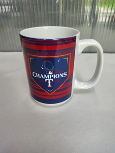 2023 World Series Champions Texas Rangers V2 weiß 15 Unzen Keramik Kaffeebecher Tasse - Bild 1 von 9