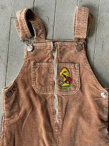 Mono de pana bordado galleta Big Bird Elmo calle Sésamo vintage 4T - Imagen 1 de 9