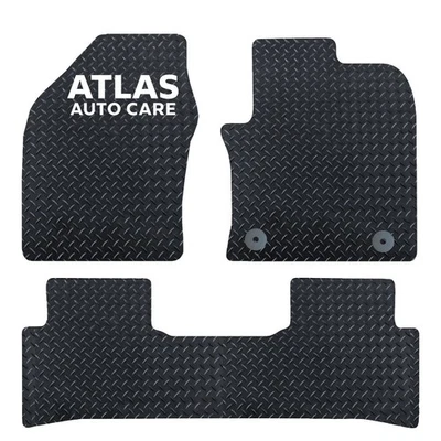 Alfombrillas coche Toyota Prius 2016 a 2022 totalmente a medida versión taxi 5 mm goma Foto 1 de 3