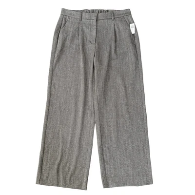 Old Navy herringbone tweed pleated wide leg pants trousers size LP NWT - Image 1 of 4