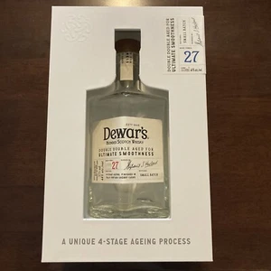 Dewar's Ultimate Smoothness Aged 27 Years 375 ml Leerflasche mit Karton - Bild 1 von 4