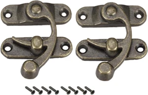 Pastura De Bloqueo De Bloqueos Antiguo Vintage Haest Hasp 42 MM X 36 MM Brazo - Picture 1 of 1