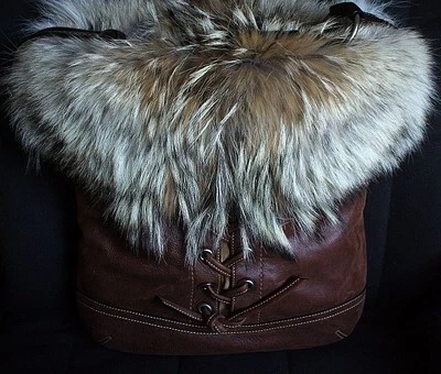 BOLSO DE MANO COACH LIMITADO INVIERNO ED ENCAJE CUERO PIEL DE COYOTE RIBETE LONA BOLSO MONEDERO Foto 1 de 2