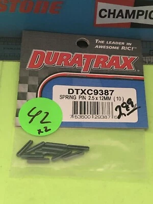 Duratrax DTXC 9387 NIP Spring Pin {2.5 X 12mm X 10pc.} NewInPack USA Shipped - Image 1 of 2