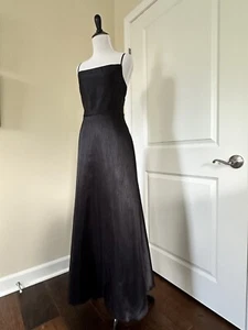 Black Long Formal Dress, A Line Style, Size Small, By Nuevo Ystilo - Picture 1 of 17