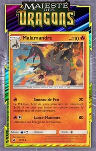 Malamandre - SL07.5:Majesté des Dragons - 14/70 - Carte Pokemon Française - Picture 1 of 1