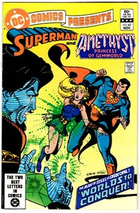 DC COMICS PRESENTA # 63 DC 1983 (en muy buen estado) Superman y amatista - Imagen 1 de 1