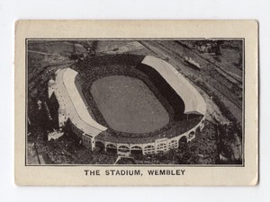 Amalgamated Press 1927 - Wonderful London. Football (Soccer) Wembley Stadium
