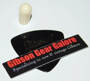 Les Paul Switch Tip White Toggle Cap SG Guitar Parts ES RD HP Gibson Pick Knob A - Picture 1 of 3