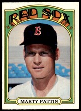 1972 TOPPS MARTY PATTIN BOSTON RED SOX #144
