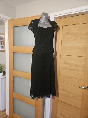 Винтажный Austin Reed кружевной верх и юбка 100% шелк Linging размер S Uk 8 - Изображение 1 из 4