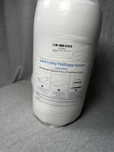 Pack N Play Mattress Topper 38" x 26" Washable Breathable - Picture 1 of 2