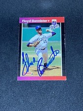 Floyd Bannister 1989 Donruss #262 Kansas City Royals Signed Autographed Card