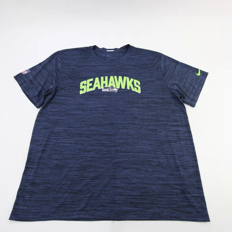 Seattle Seahawks Nike NFL On Field Apparel Short Sleeve Shirt Men's Used Cover