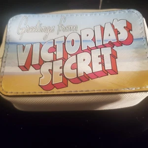 Victoria's Secret 8" Postcard Bag Charm Coin Case Greetings From..SHIPPING FREE - Picture 1 of 3