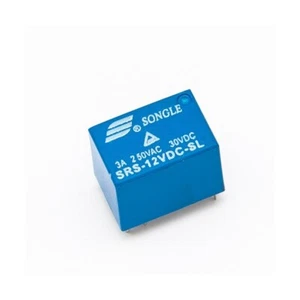 1 scambio-3A 12VDC -- SRS-12VDC-SL - Relè per circuito stampato - 4 pezzi - Imagen 1 de 2
