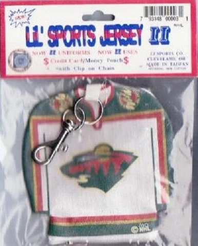 NHL - J.F. SPORTS JERSEY MONEY POUCH KEYCHAIN MINNESOTA WILD Cover