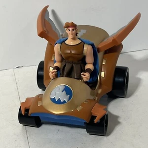Disney Store Adventurers Hercules Mighty Hero Cycle Car Vehicle & Figure - Picture 1 of 6