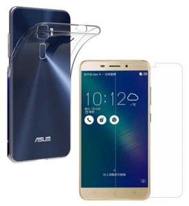 VERRE TREMPÉ + COQUE ANTICHOC TRANSPARENTE Pour ASUS ZENFONE 3 ZE520KL PROTECT - Photo 1 sur 11