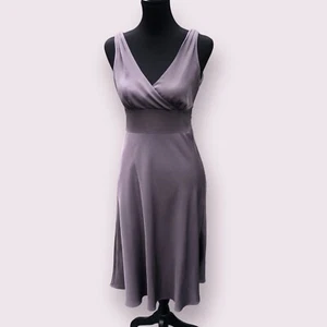 J Crew Dress Women’s Size 2 Brown Silk Chiffon Sofia Sleeveless Formal Elegant - Picture 1 of 10