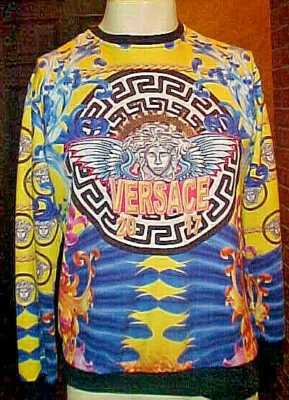 CAMISA JERSEY VINTAGE VERSACE MULTICOLOR HOMBRE PEQUEÑA MUJER MEDIANA Foto 1 de 4