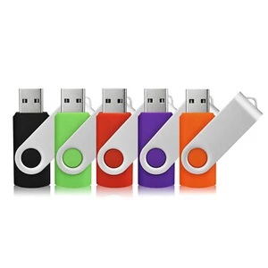 5PCS 4GB USB Flash Drive USB 2.0 Memory Stick Storage Thumb Swivel Pen USB Drive - Bild 1 von 12