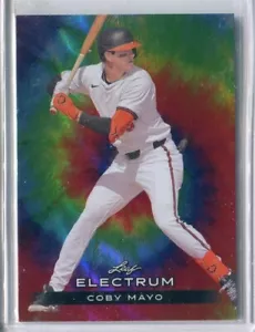 2024 Hoja Electrum Coby Mayo TIE DYE PARALELO RC #12 5/75 ORIOLES BALTIMORE - Imagen 1 de 1