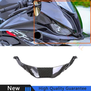 For BMW S1000RR Dry Carbon Fiber Motorcycle Front Lip Air Intake Cover Replace - Foto 1 di 8