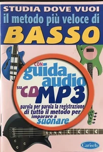Il Metodo Più Veloce Di Basso - Con CD MP3 - Bob Masala - Edizioni Carisch - Picture 1 of 3