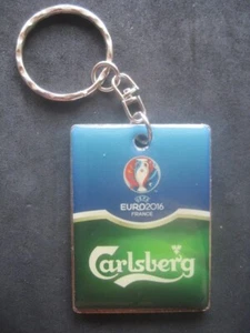 LLAVERO CERVEZA CARLSBERG. FUTBOL EURO 2016. UEFA - Imagen 1 de 2