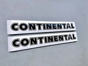 Juego de 2 calcomanías de vinilo para remolque Continental - Imagen 1 de 3