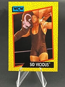 Tarjeta de lucha libre Impel WCW 1991 #26 Sid Vicious como nueva - Imagen 1 de 2