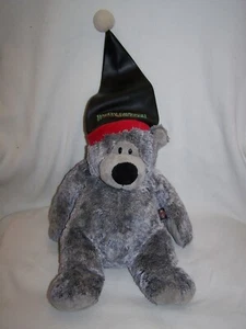 Peluche ORSACCHIOTTO HARLEY DAVIDSON con cappello invernale natalizio 12" peluche giocattolo - Foto 1 di 7