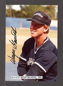 1989 Wayne Garrett  Explorers  SIGNED  4 x 5-3/4  AUTOGRAPH SNAPSHOT PHOTO COA 7 - Picture 1 of 1