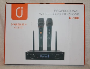 HWWR Professional Wireless Dual Microphone Long Distance New! Model U-100 - Picture 1 of 7