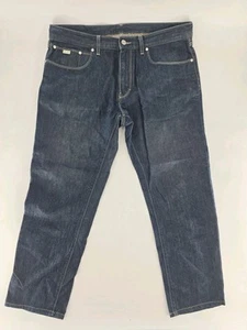 Hugo Boss Black Label Blue Jeans Sz 36x36 Zip Fly - VG SH .662 - Picture 1 of 11