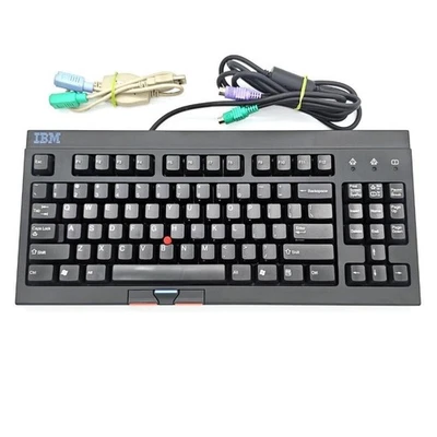 Teclado/punto de pista IBM RT3200 Space Saver II PS/2 diseño inglés bien probado Foto 1 de 4
