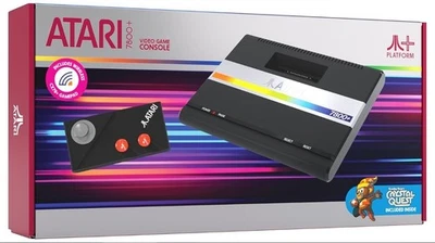 官方 Atari 7800+ 控制手柄和无线控制器 - HDMI 输出和游戏 — 第 1/4 张图片