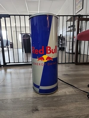 VTG Red Bull Energy Drink Can Lighted Wall Sign Advertising Bar Electric 19.5” - Image 1 of 4