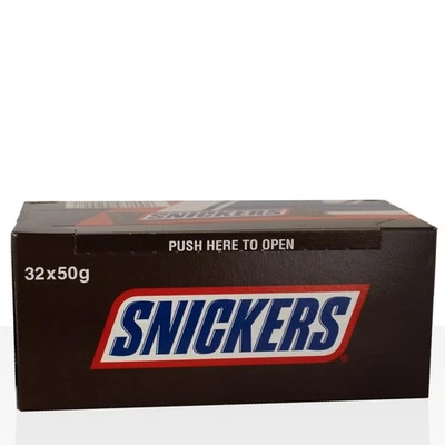 Snickers Riegel 32 x 50g Schokoriegel im Vorratspack, Schokolade - Bild 1 von 4