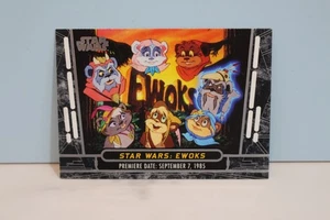 Tarjeta del 40 aniversario de Star Wars 2017 #20 Star Wars: Ewoks - Imagen 1 de 2