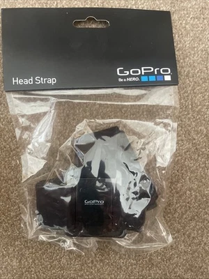 GoPro HERO Official Head Strap Elastic Band Black GHDS30 NEW IN PACKAGE - Image 1 of 4