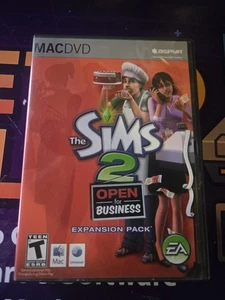 Los Sims 2 Abierto para Negocios MAC DVD 2004 Paquete de Expansión CIB con Manual * - Imagen 1 de 4