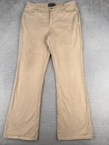 Pantalones de mezclilla vintage NYDJ para mujer 12 beige corte bootcut tiro alto algodón hechos en Estados Unidos 27x32 - Imagen 1 de 18