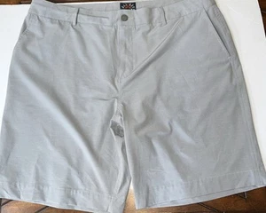 Faherty All Day Shorts Herren 38 grau Reißverschluss Hosenschlitz Kordelzug Freizeit 8" Schrittlänge - Bild 1 von 6