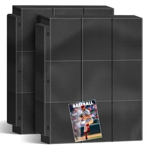 900 Pockets Trading Baseball Card Sleeves Binder,50 Pages Double-Sided Protector - Picture 1 of 7