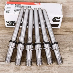 6PCS Cummins 4929864 INJECTOR CONNECTOR TUBES for DODGE DIESEL 5.9L 6.7L NEW - Picture 1 of 7