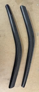 FORD FOCUS MK3 OSF NSF FRONT DOOR HANDLE INSERT Carbon Fibre Look Pair Of - Picture 1 of 5