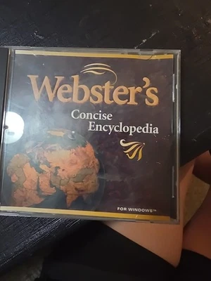 Webster's Concise Encyclopedia PC CD-ROM 1996 Windows 95/3.1 VTG Software  - Image 1 of 3