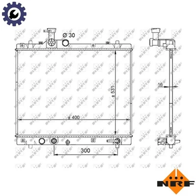 RADIATOR ENGINE COOLING 59208 FOR K12B 1.2L 4cyl - Image 1 of 4